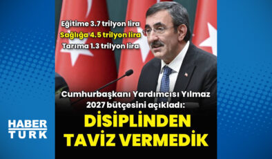 2027 bütçe açığı beklentisi yüzde 3.5