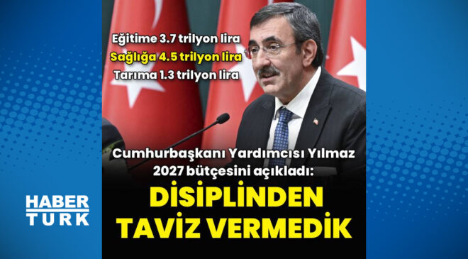 2027 bütçe açığı beklentisi yüzde 3.5