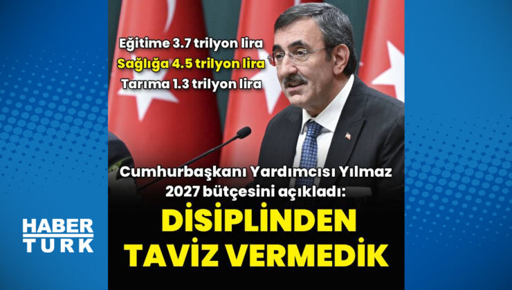 2027 bütçe açığı beklentisi yüzde 3.5