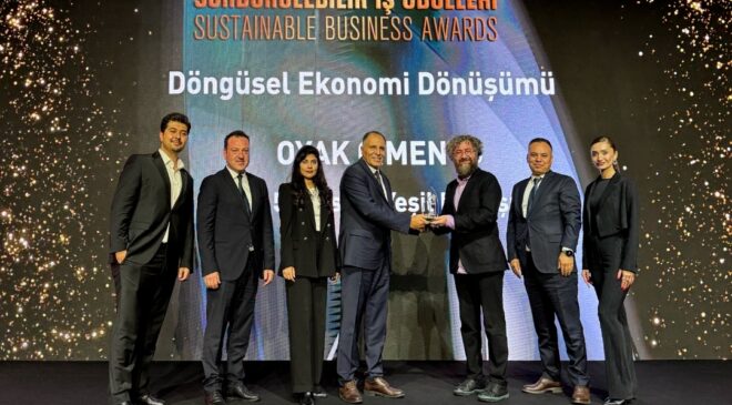 OYAK Çimento’ya “Döngüsel Ekonomi Dönüşümü” Ödülü