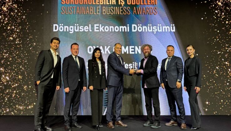 OYAK Çimento’ya “Döngüsel Ekonomi Dönüşümü” Ödülü