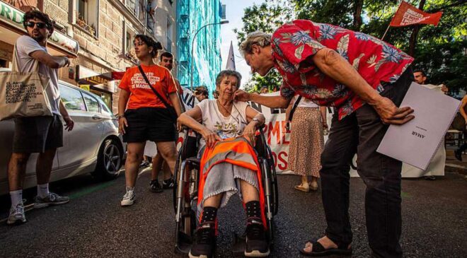 İspanya’daki konut krizinin sembolü olan 87 yaşındaki Mari Carmen hastanede hayatını kaybetti