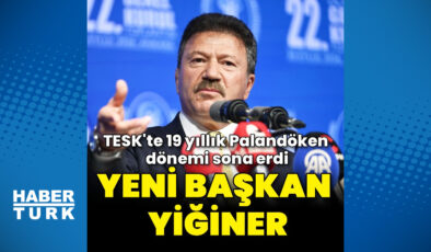 TESK genel kurulunda Mehmet Yiğiner yeni başkan seçildi